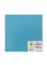 Блокнот для эскизов 185*185 50л "Notes" 120г/м2, гол.пласт.обл, спираль, Canson