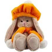 Мягкая игрушка Зайка Ми в оранжевом берете (15 см) (SidX-350)