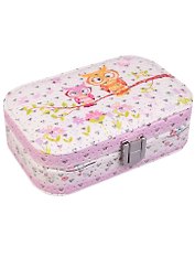 Шкатулка Совы для драгоценностей (5х14х10) (кожзам) (7333014)