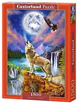 Пазл Castorland Волчья ночь, 1500 деталей C-151806