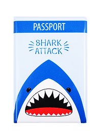 Обложка на паспорт «Shark attack»