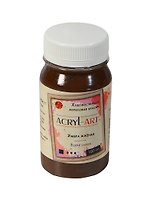 Краска акриловая "Акрил-Арт" умбра жжёная,100мл,банка, Таир