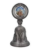 Колокольчик Москва (металл) (цв. античное олово, вст-цв) (039ATN-20-19)