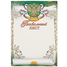 Похвальный листА4, Сфера образования