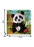 Развивающая рамка Панда, дерево, 15х15 см WZP-212 - 1