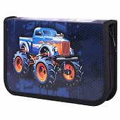 Пенал «Monster truck», 1 отделение, 19х11 см, Пифагор - 0