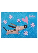 Альбом для рисования Unnika, "Собака-улыбака", А4, 20 листов, на гребне