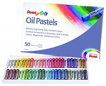 Пастель масляная 50цв к/к, Pentel
