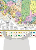 Федеративное устройство России (с флагами) А1 - 1