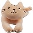 Мягкая игрушка Кот бежевый в полосочку на животе (60 см) - 2