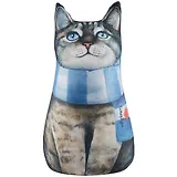 Подушка декоративная антистресс СПб Кот с шарфом (45х24) (АН2022-2)