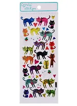 Наклейки эпоксидные Коты