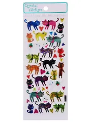 Наклейки эпоксидные Коты