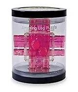 Головоломка Log Puzzle розовая (am-1436-3)