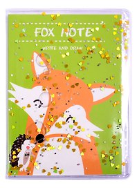 Записная книжка «Fox Note» А6, 56 листов в клетку, скрепка, Centrum