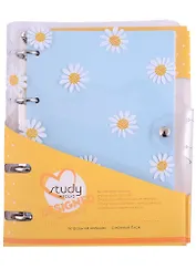 Тетрадь на кольцах в клетку InFolio, Camomiles, 120 листов