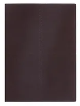 Ежедневник недат. А5+ 160л "Нубук" коричневый, кожзам, мягк.переплет, тонир.блок, блинт.тиснение, справ.мат-лы, 2 ляссе, инд.уп