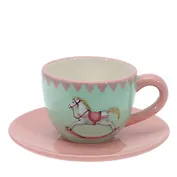 Набор чашка с блюдцем Лошадка (250 мл)