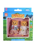 Игровой набор Фигурки животных Семья мишек (012-02C) (2шт) (Happy Family) (3+) (коробка)