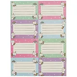 Наклейки для тетрадей «Kittycorn», 24 штуки