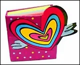 Блокнот- кубарик "Сердце" (002655) (Карамба)