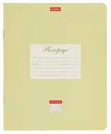 Тетрадь в косую линейку Hatber, "Пастель", 12 листов, салатовая