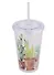 Стакан пластиковый с трубочкой Кактусы (500 мл) (12-06646-41245) - 2