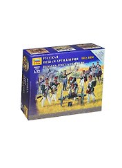 Сборная модель ЗВЕЗДА, Русская пешая артиллерия (1:72) 68097