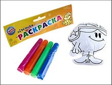 Игрушка-раскраска Девочка (4 маркера) (536891) (упаковка)