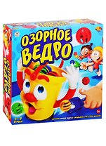 Игра настольная Озорное ведро, эл/мех, с аксессуарами, со звук. эффектами