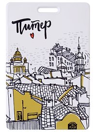 Чехол для карточек СПб Крыши и купола (ДК2018-169)