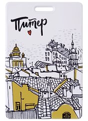 Чехол для карточек СПб Крыши и купола (ДК2018-169)
