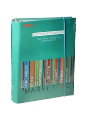 Тетрадь на кольцах в клетку Marker Arte, Business code, 100 листов, в ассортименте