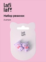 Набор резиночек Котики (2шт) (пластик) (2,5см) (12-03907-B5) (Lafilaf)