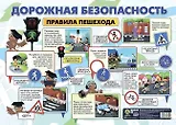 Тематический плакат. Дорожная безопасность. Правила пешехода
