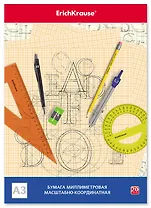 Бумага миллиметровая А3 20л карт.папка, ErichKrause