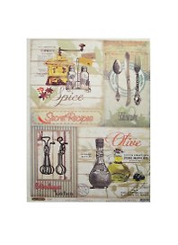 Рисовая бумага для декупажа Craft Premier Кухня (CP00164) (А3) (25г/м) (упаковка)