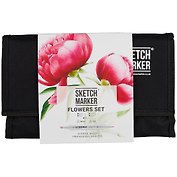 Маркеры 24цв "Flowers Set", сумка-органайзер, Sketchmarker