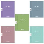 Тетрадь 24л кл. "Color Set" пласт.обл., ассорти