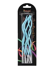 Набор свечей для торта Mint Wave (волны мятные) (6шт) (17см) (12-7color-candle_19)