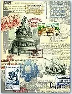 Тетрадь 160л кл. "Путешествие", на кольцах, глянц.плёнка, тиснение фольгой, Феникс
