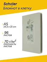 Тетрадь 96л кл. "Flowers" обложка PU, ассорти