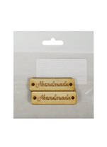 Бирка Handmade 1 комплект 3 шт. (2150392) (5х1,5см) (игрушка из дерева) (упаковка)