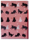 Папка -уголок «Коты» А4, с 4 отделениями - 0