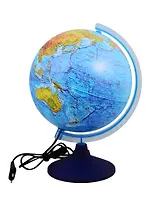 Глобус D25см физико-политический, интерактивный, с подсветкой, виртуал.очки, Глобен