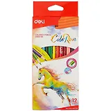 Карандаши цветные Deli, Color Run, 12 цветов