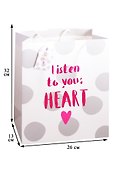 Пакет А4 32*26*13 Love Patern жен., бум.мат.ламинат, ассорти - 1
