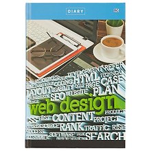 Ежедневник недатированный «Web style» А5, 136 листов, BG