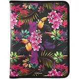 Папка для тетрадей A4+ "Tropics" молния с трех сторон, пластик, Erich Krause