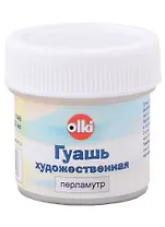 Краска гуашевая перламутр 22мл, банка, Olki